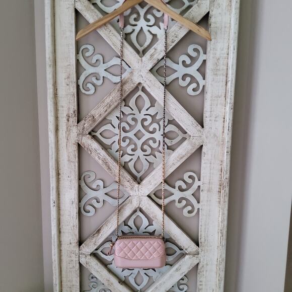 Chanel Gabrielle Clutch with Chain Crossbody Quilted Lambskin Iridescent Pink - Picture 10 of 16